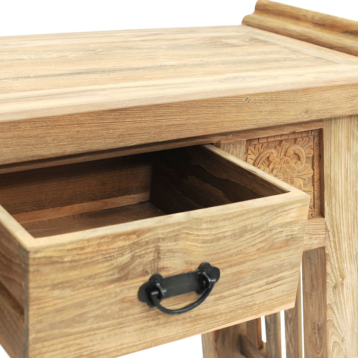 Chunky Florence Console Urban Oak - Rustic, Reclaimed, Urban