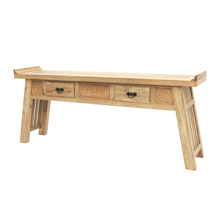 Chunky Florence Console Urban Oak - Rustic, Reclaimed, Urban