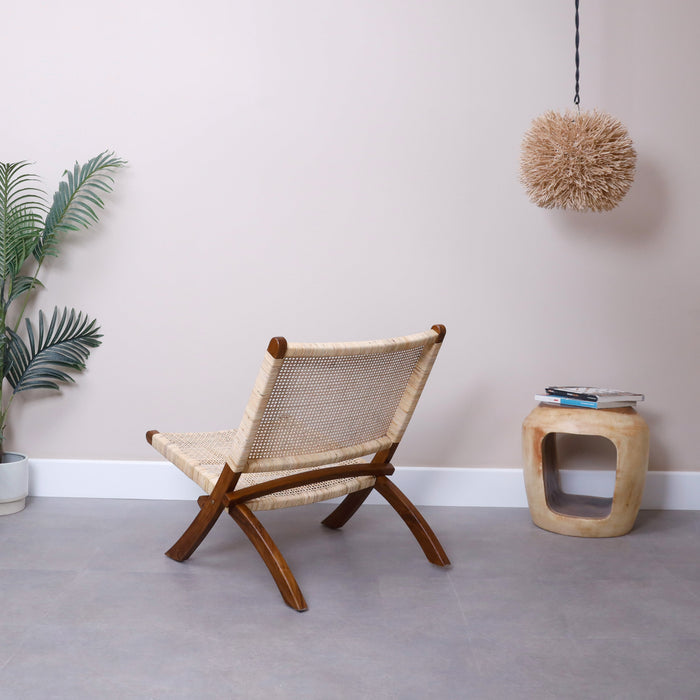 Tanga Folding Lounge Chair Urban Oak - Rustic, Reclaimed, Urban