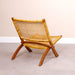 Tanga Folding Lounge Chair Urban Oak - Rustic, Reclaimed, Urban