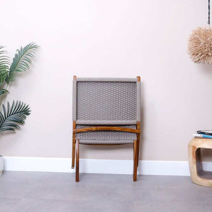 Tanga Folding Lounge Chair Urban Oak - Rustic, Reclaimed, Urban