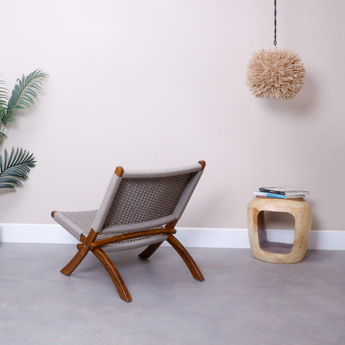 Tanga Folding Lounge Chair Urban Oak - Rustic, Reclaimed, Urban