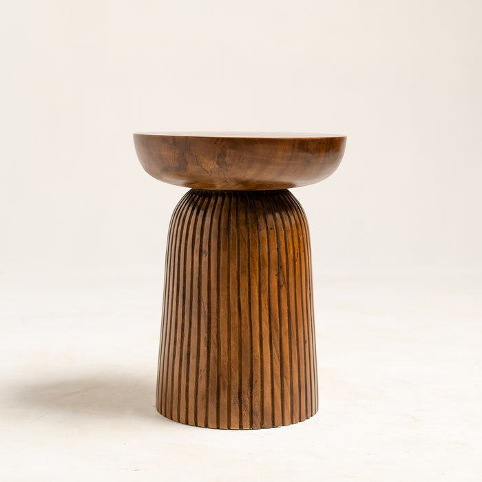 Aurora Carved Stool