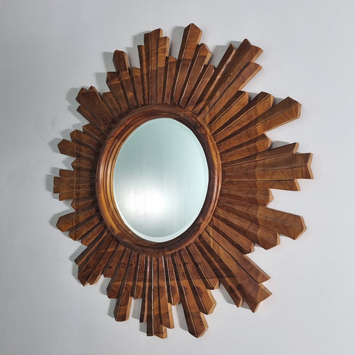 Add an instant touch of style to your decor with this gorgeous mirror. Dimension : 100cm diameter