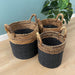 Braided Philip Basket Set Urban Oak - Rustic, Reclaimed, Urban