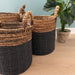 Braided Philip Basket Set Urban Oak - Rustic, Reclaimed, Urban