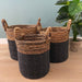 Braided Philip Basket Set Urban Oak - Rustic, Reclaimed, Urban