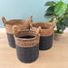 Braided Philip Basket Set Urban Oak - Rustic, Reclaimed, Urban