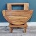 Folding Round Picnic Table Urban Oak - Rustic, Reclaimed, Urban
