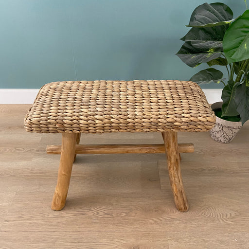 A high-quality stool with a classic, functional design and wooden legs to fit any home. Add a touch of modern designed style to your living room with this unique piece.
Dimensions: L62cm x D26cm x H45cm 