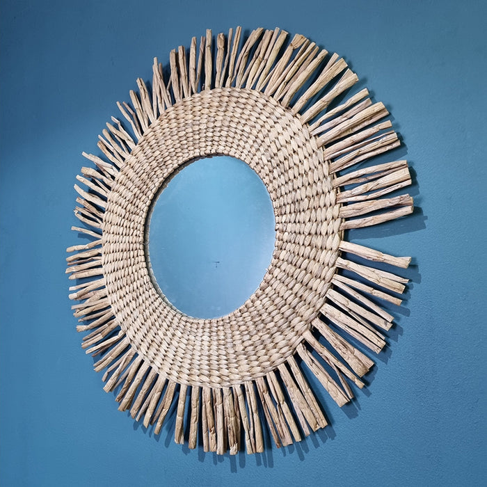 Juno Hyacinth Mirror Urban Oak - Rustic, Reclaimed, Urban