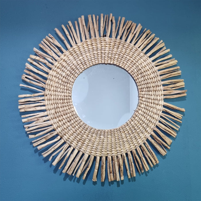 Juno Hyacinth Mirror Urban Oak - Rustic, Reclaimed, Urban